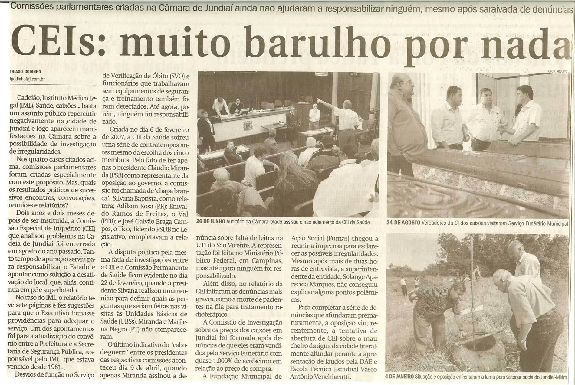 Jornal de Jundiaí - 28/01/2008