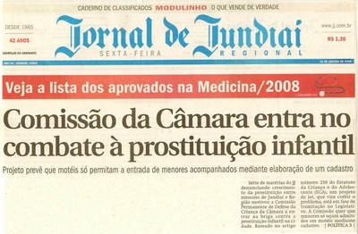 Jornal de Jundiaí - 25/01/2008