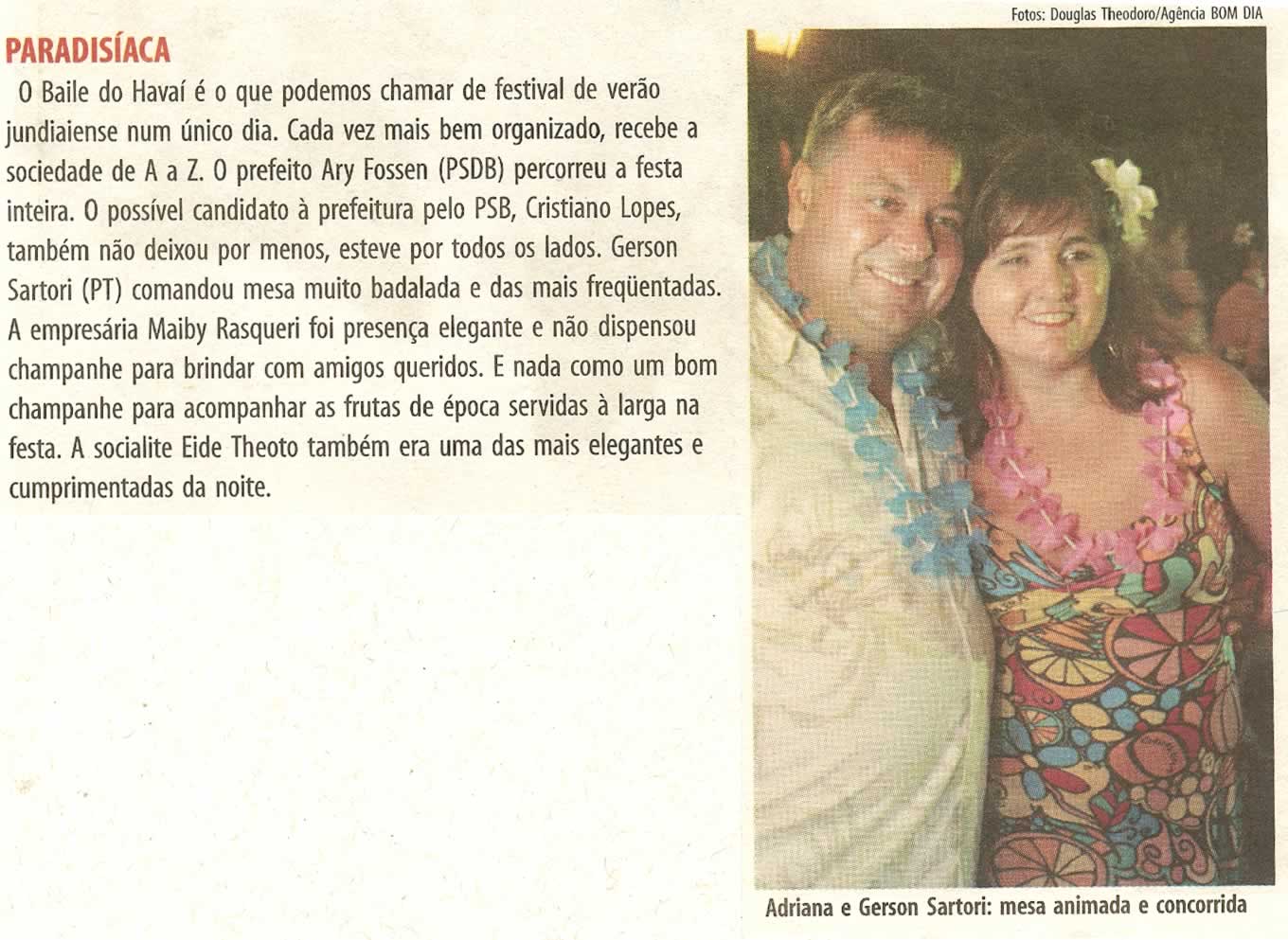 Bom Dia Jundiaí - 22/01/2008