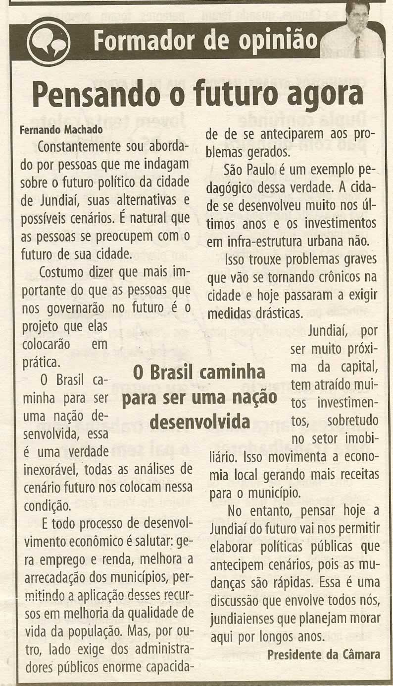 Bom Dia Jundiaí - 23/01/2008