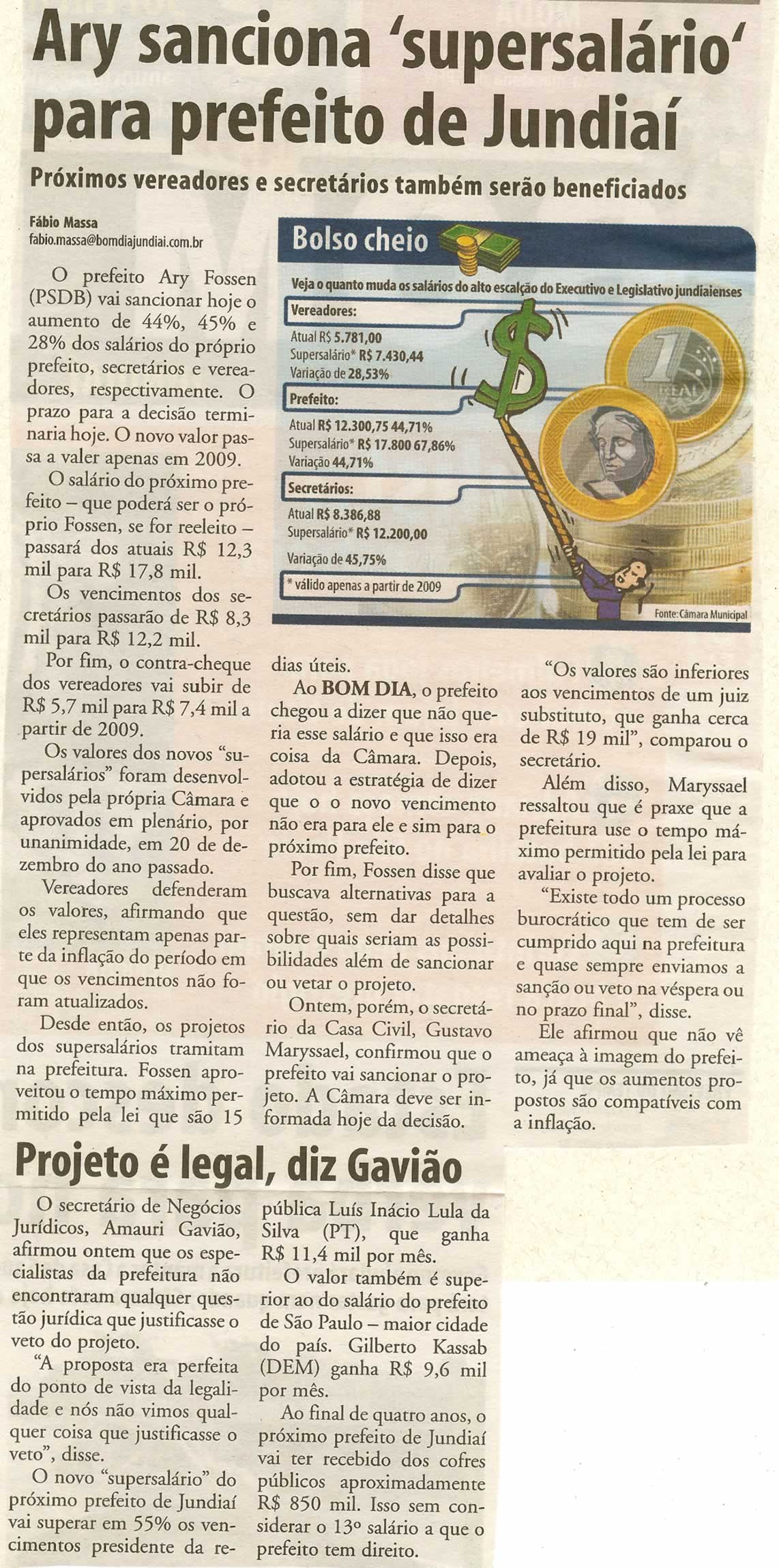 Bom Dia Jundiaí - 17/01/2008