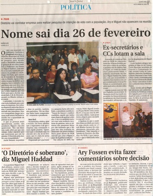 Jornal de Jundiaí - 30/01/2008