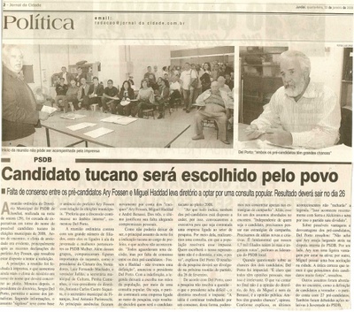 Jornal da Cidade - 30/01/2008