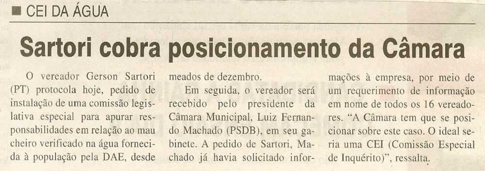 Jornal da Cidade - 03/01/2008