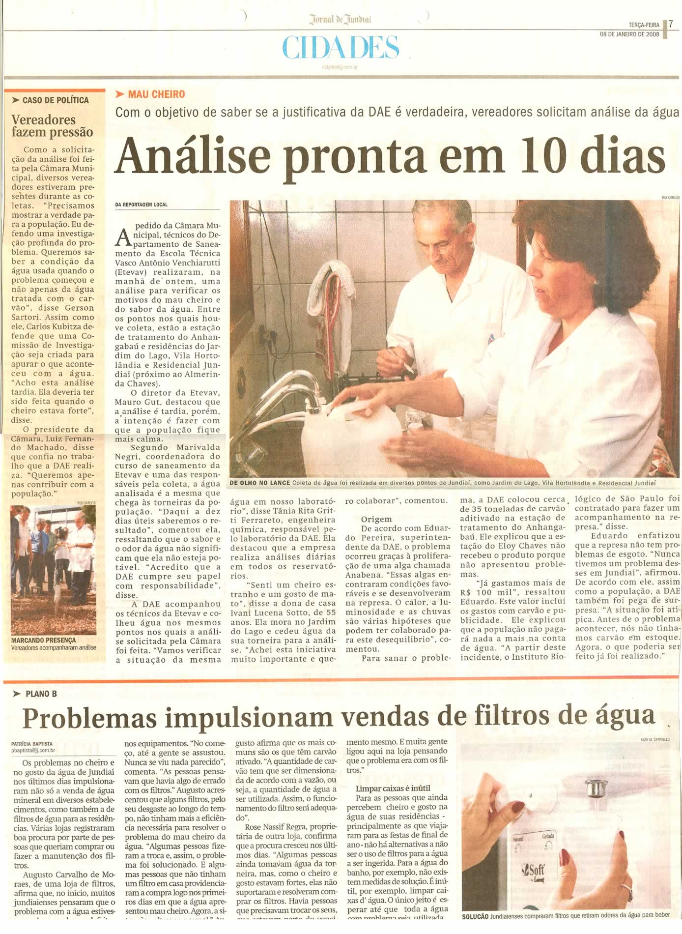 Jornal de Jundiaí - 08/01/2008