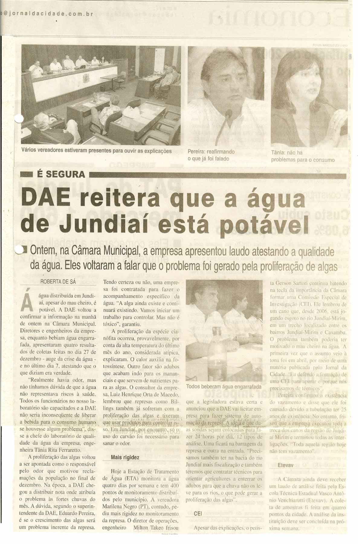 Jornal da Cidade - 12/01/2008