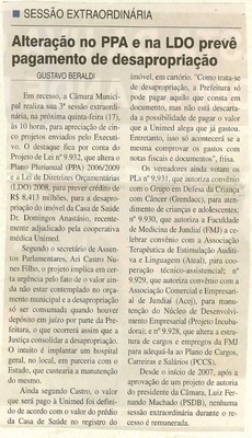 Jornal da Cidade - 12/01/2008