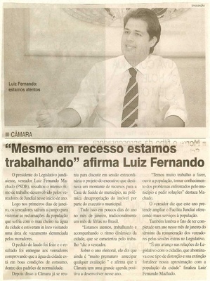 Jornal da Cidade - 19/01/2008