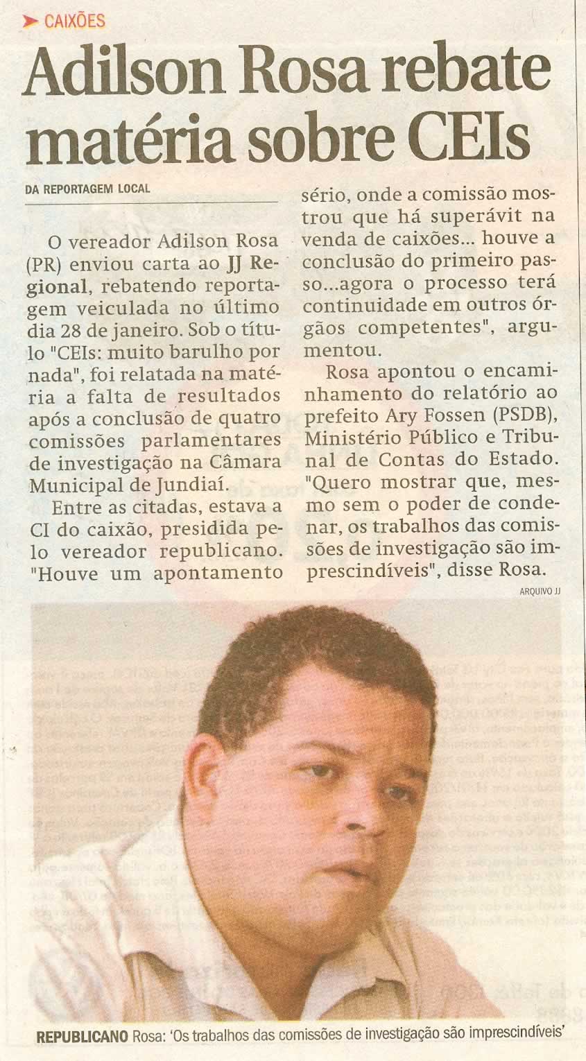 Jornal de Jundiaí - 02/02/2008