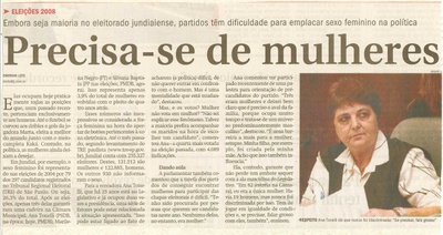 Jornal de Jundiaí - 03/02/2008
