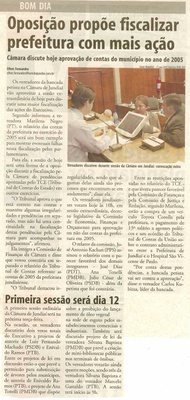 Bom Dia Jundiaí - 07/02/2008