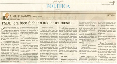 Jornal de Jundiaí - 10/02/2008