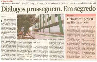 Jornal de Jundiaí - 09/02/2008