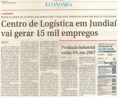 Jornal de Jundiaí - 09/02/2008