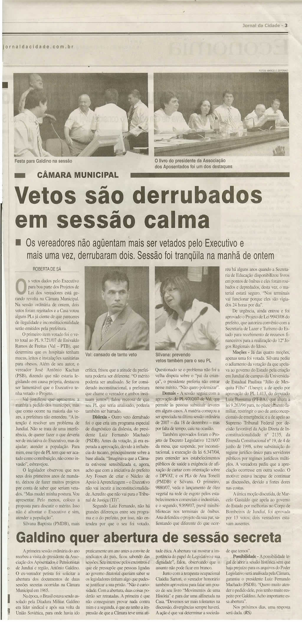 Jornal da Cidade - 13/02/2008