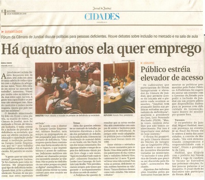 Jornal de Jundiaí - 15/02/2008