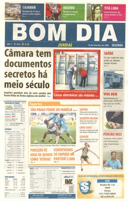 Bom Dia Jundiaí - 18/02/2008