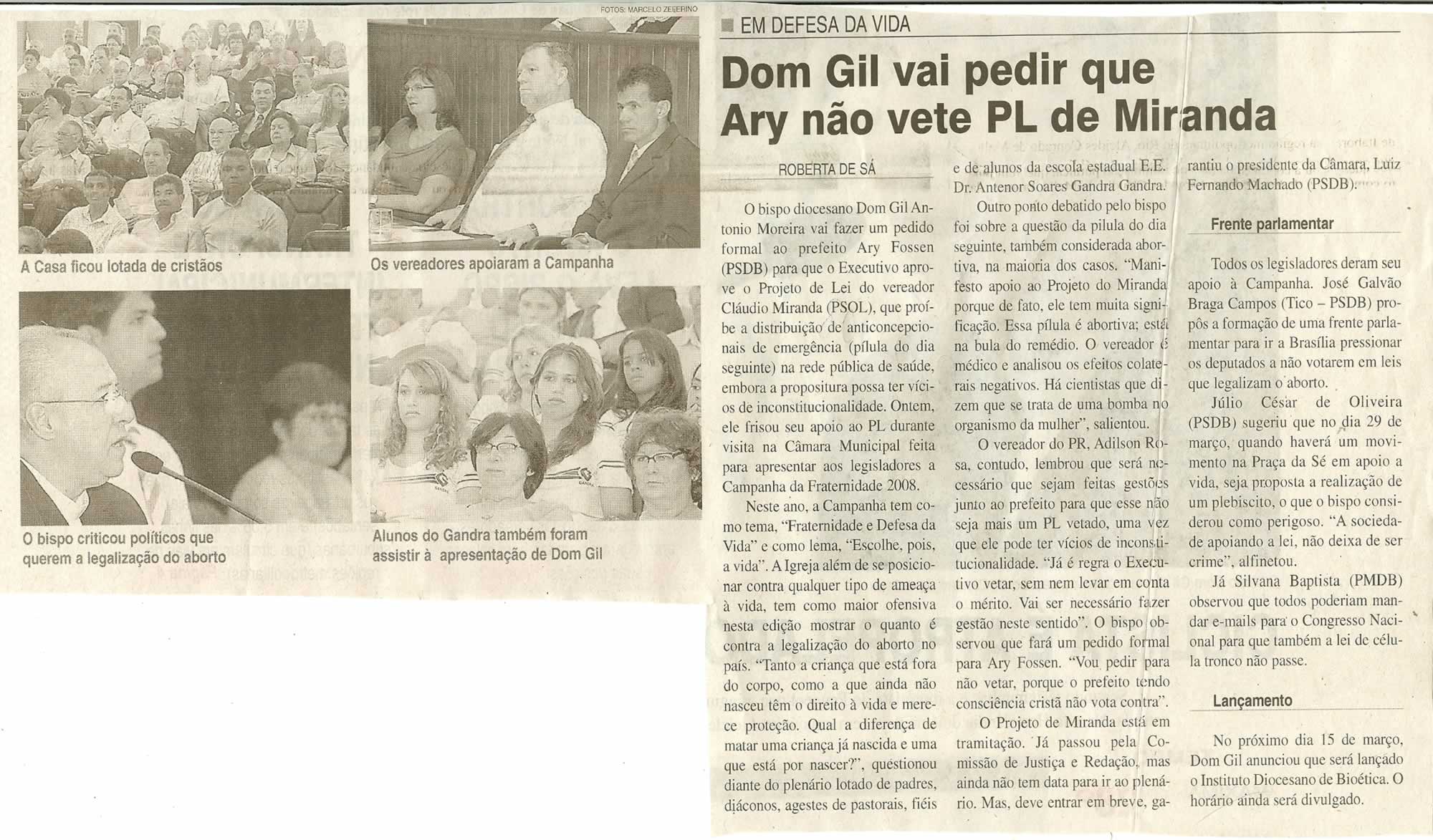 Jornal da Cidade - 20/02/2008