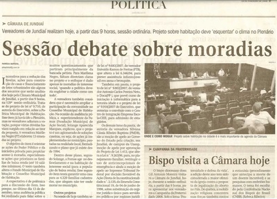 Jornal de Jundiaí - 20/02/2008