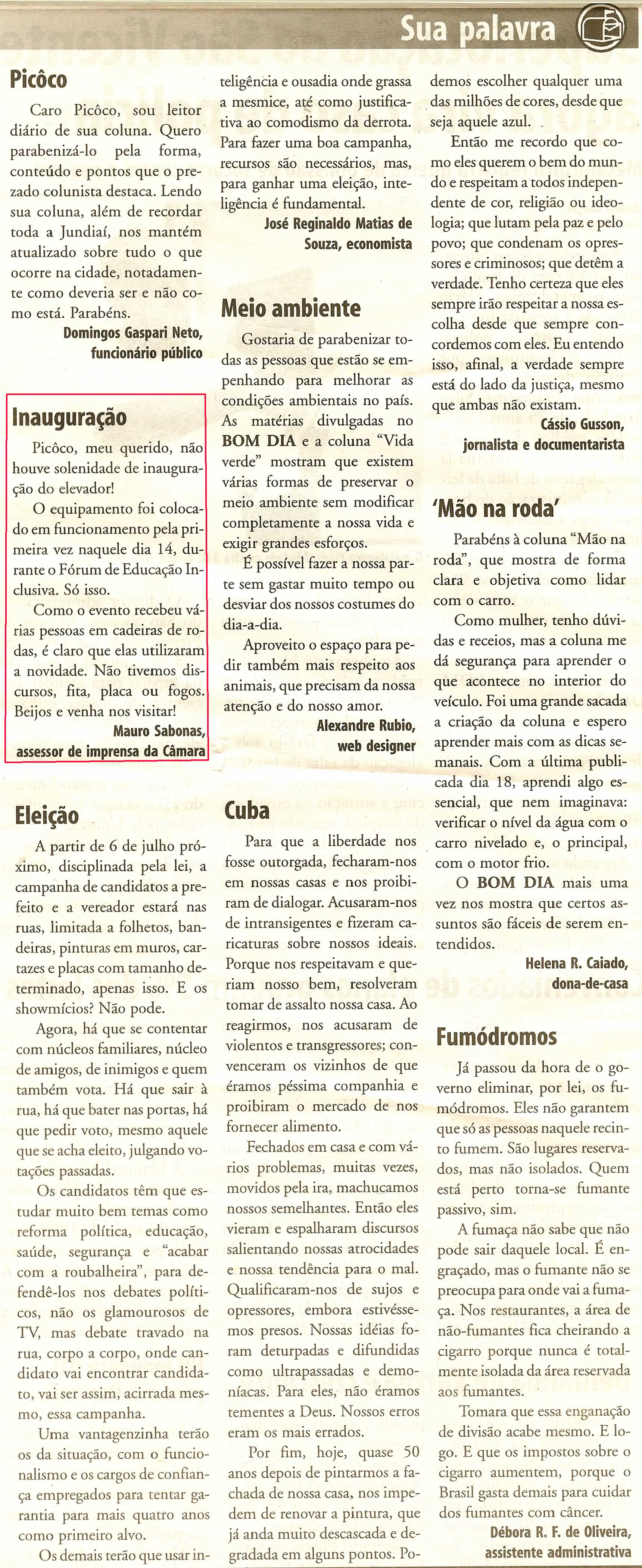 Bom Dia Jundiaí - 21/02/2008