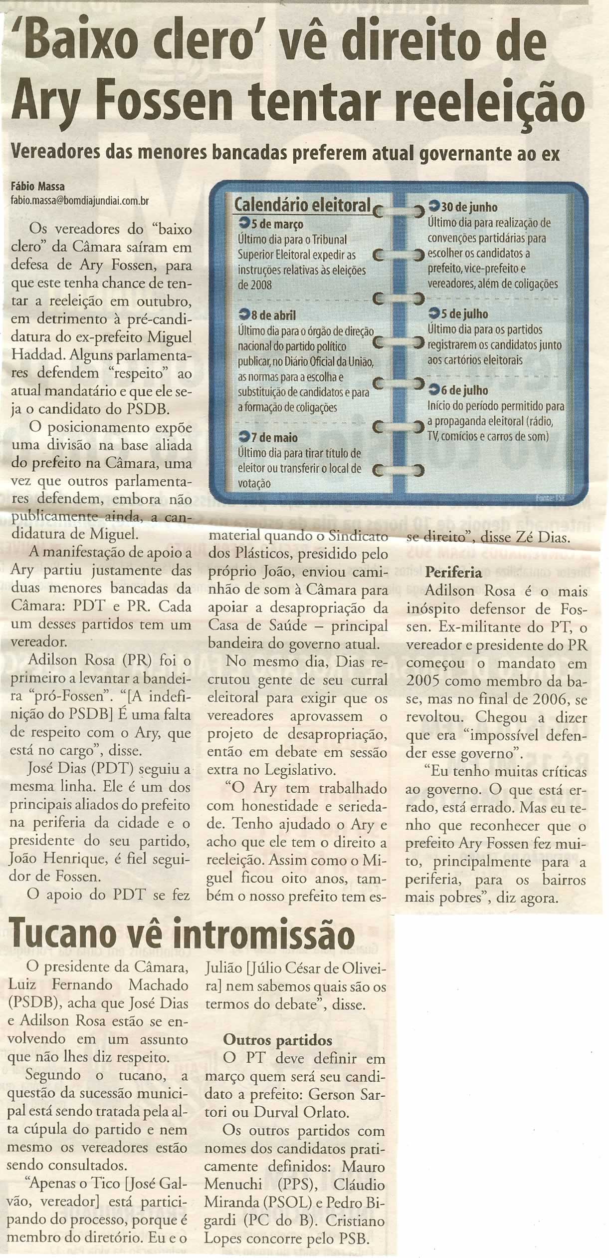 Bom Dia Jundiaí - 21/02/2008