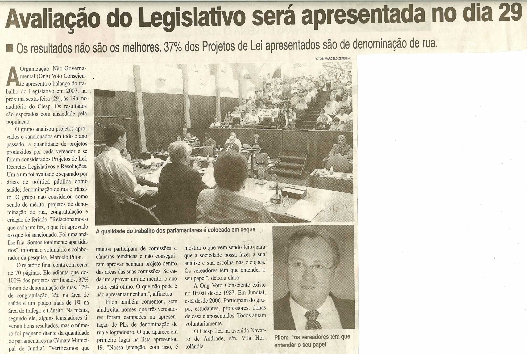 Jornal da Cidade - 24/02/2008