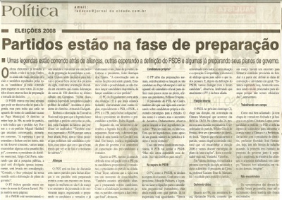 Jornal da Cidade - 26/02/2008