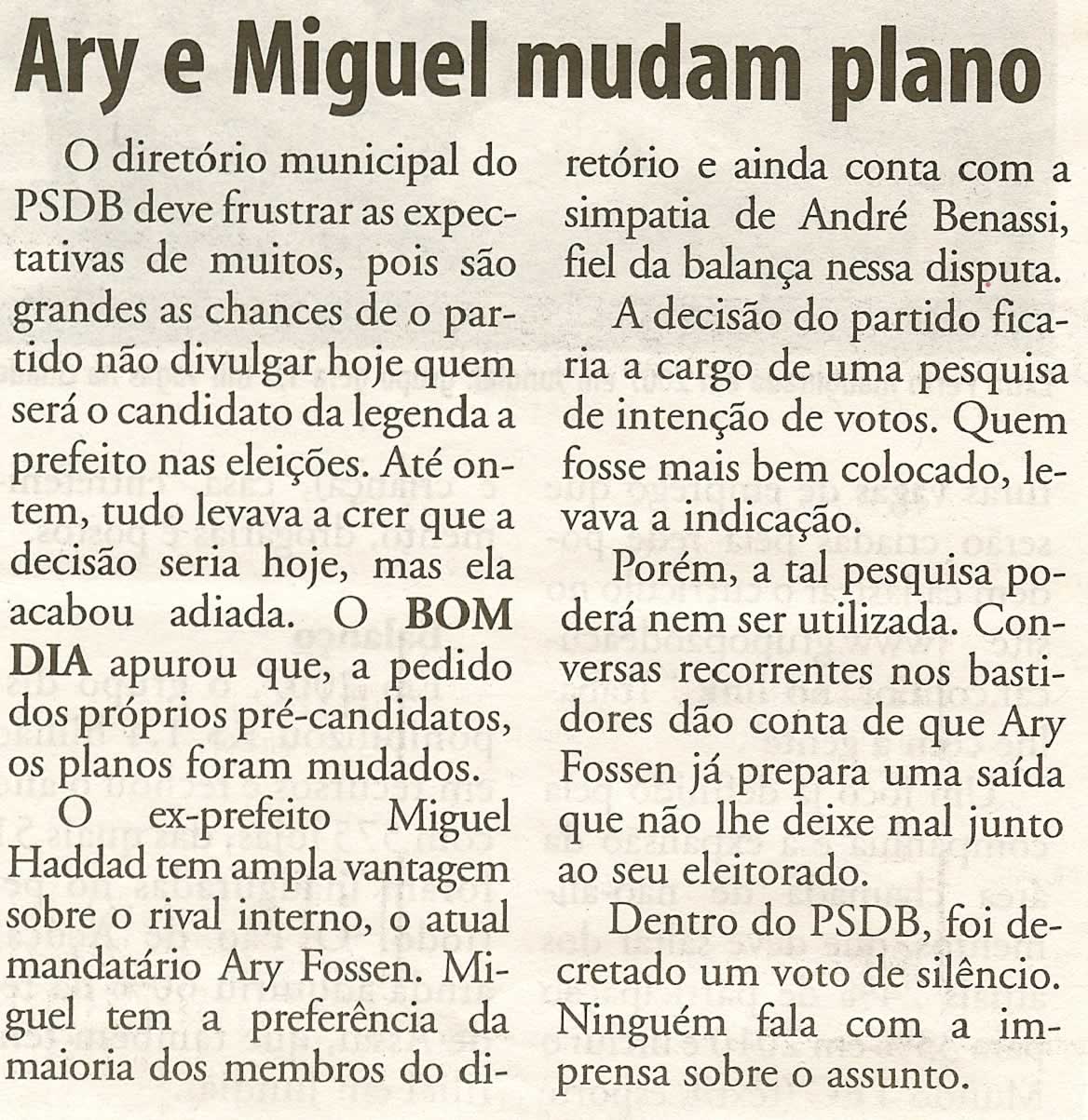 Bom Dia Jundiaí - 26/02/2008