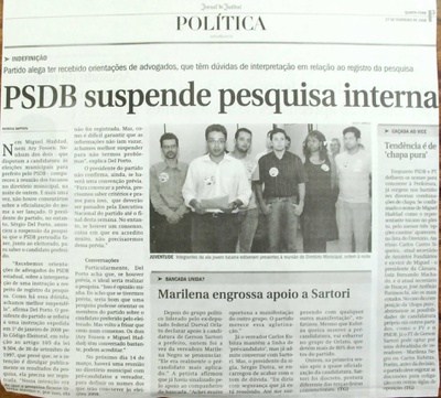 Jornal de Jundiaí - 27/02/2008