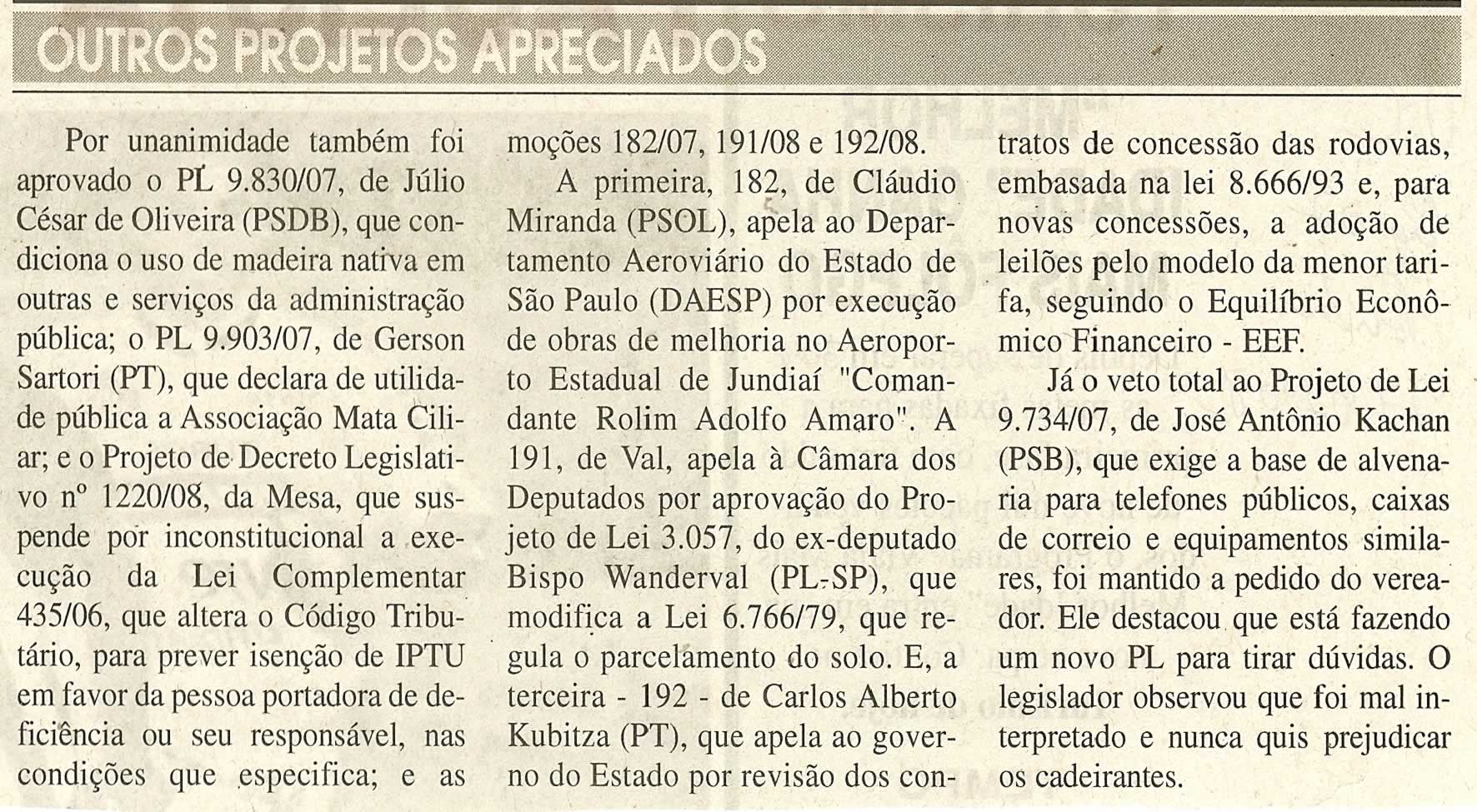 Jornal da Cidade - 27/02/2008