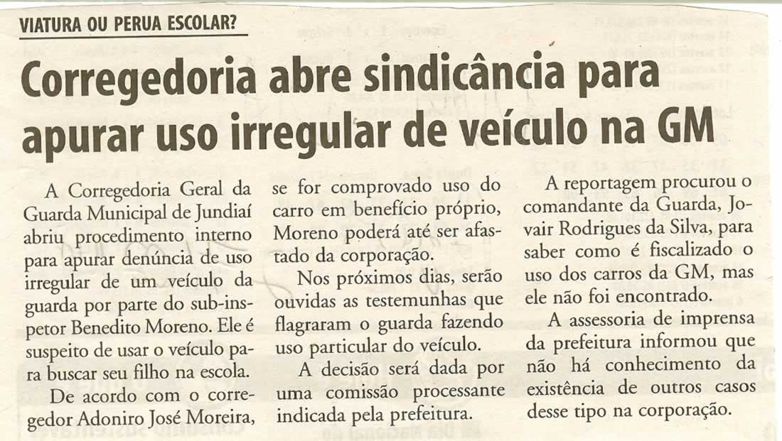 Bom Dia Jundiaí - 27/02/2008
