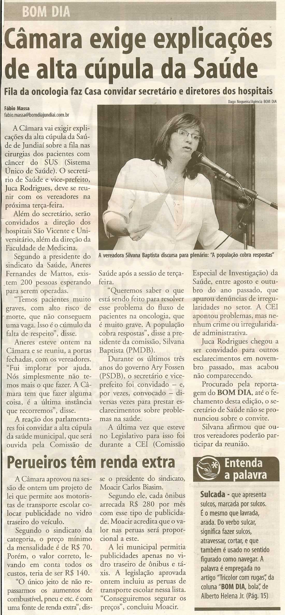 Bom Dia Jundiaí - 27/02/2008