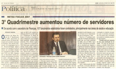 Jornal da Cidade - 28/02/2008