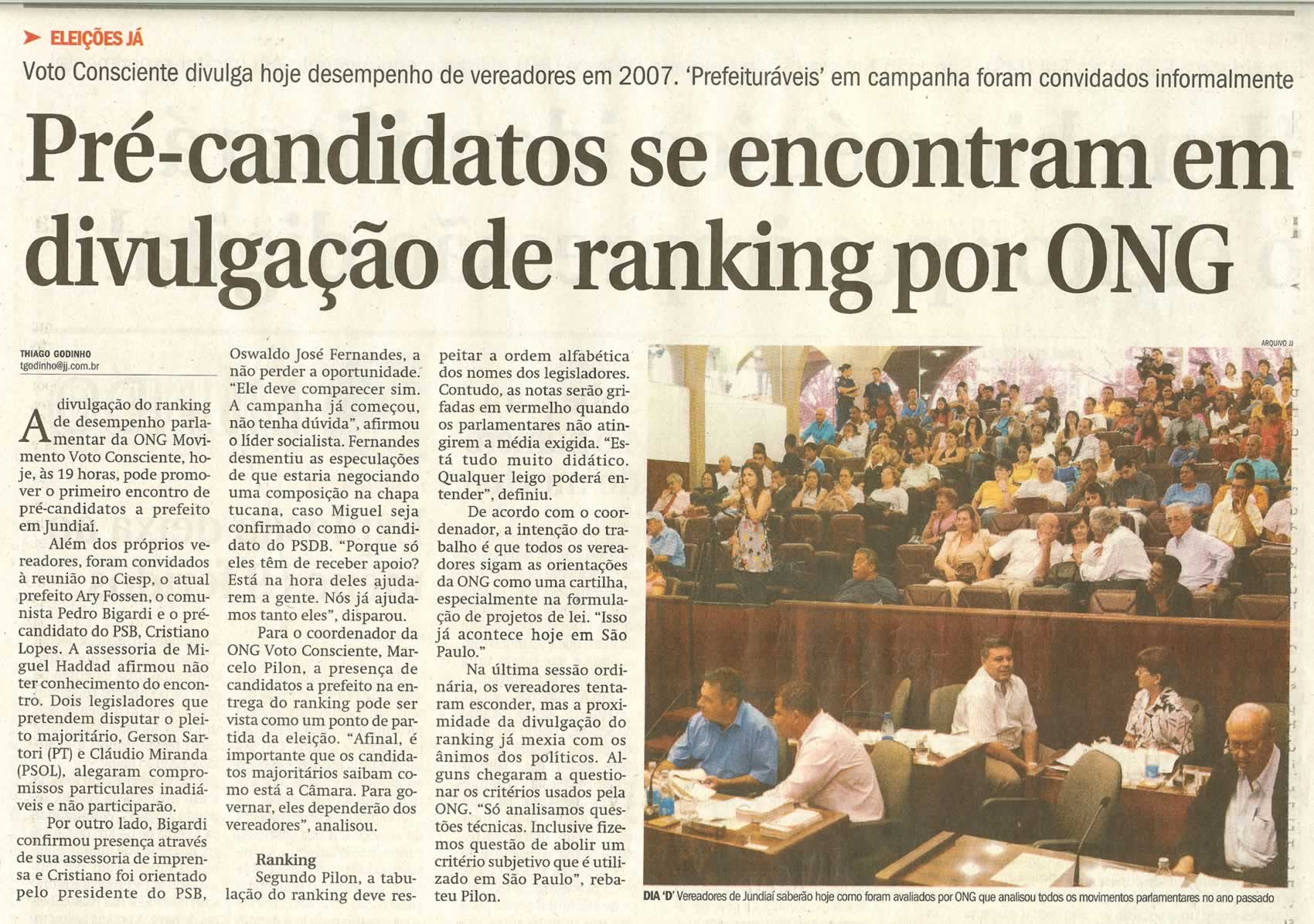 Jornal de Jundiaí - 29/02/2008