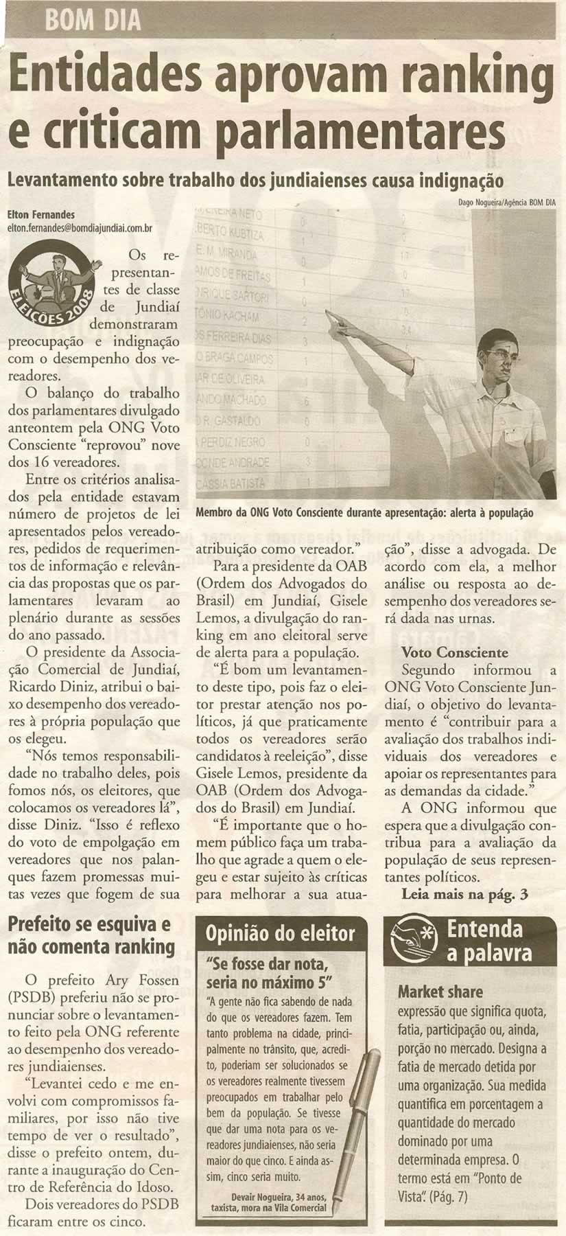 Bom Dia Jundiaí - 02/03/2008