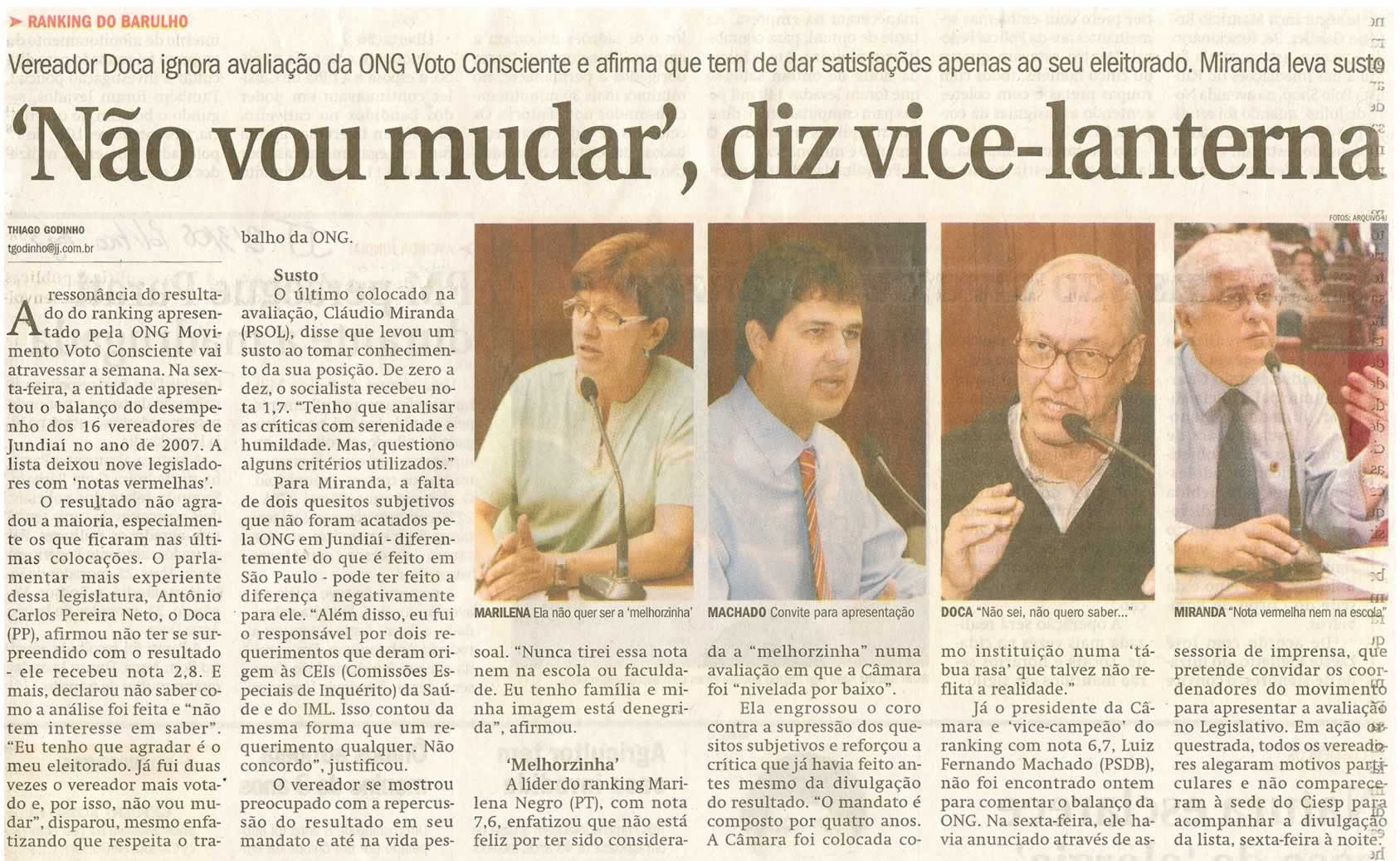 Jornal de Jundiaí - 02/03/2008