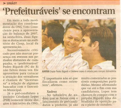 Jornal de Jundiaí - 02/03/2008
