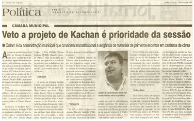 Jornal da Cidade - 02/03/2008