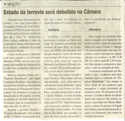 Jornal da Cidade - 02/03/2008
