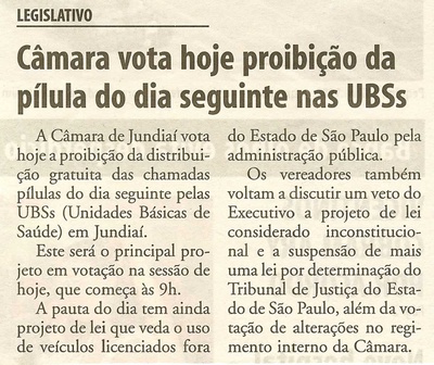 Bom Dia Jundiaí - 04/03/2008