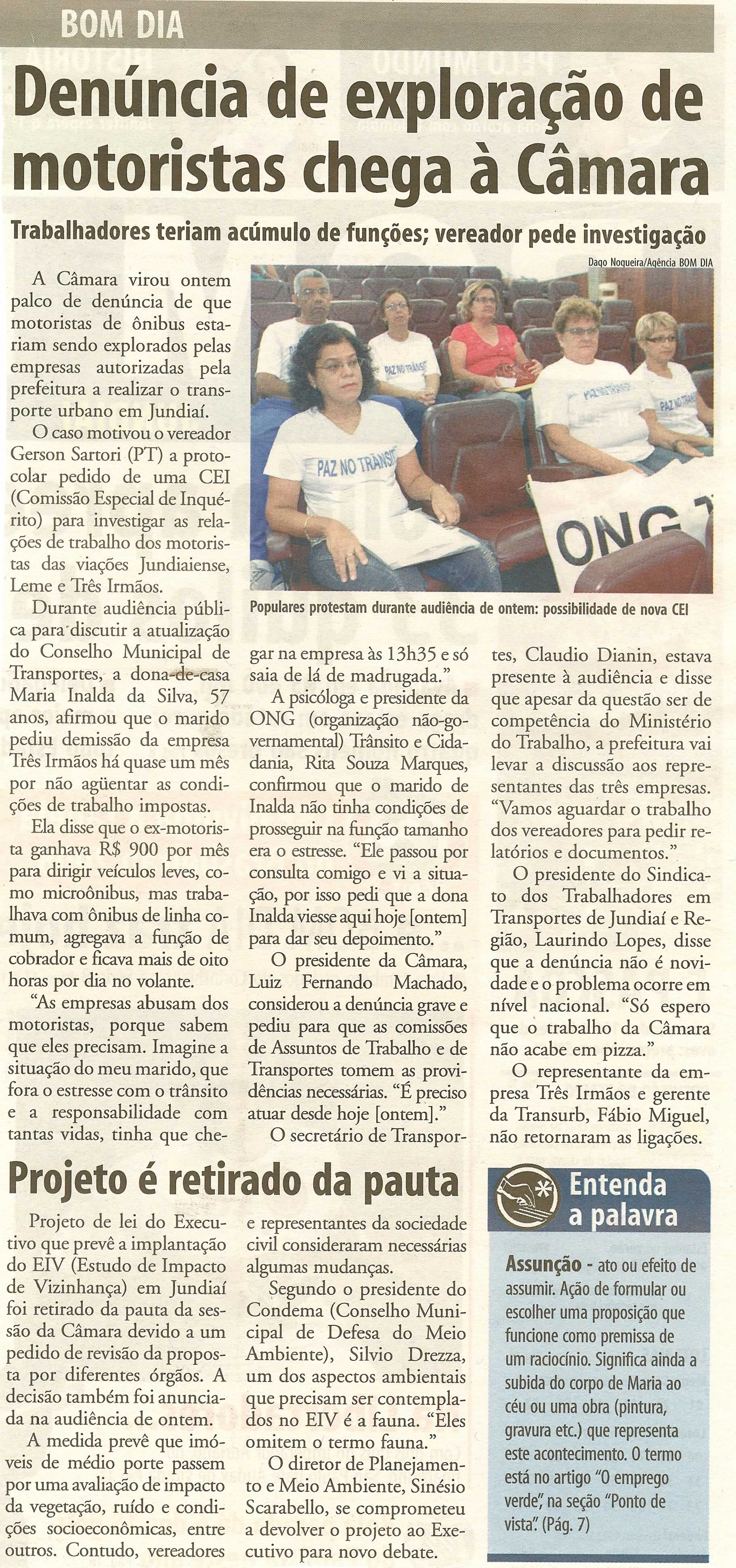 Bom Dia Jundiaí - 06/03/2008
