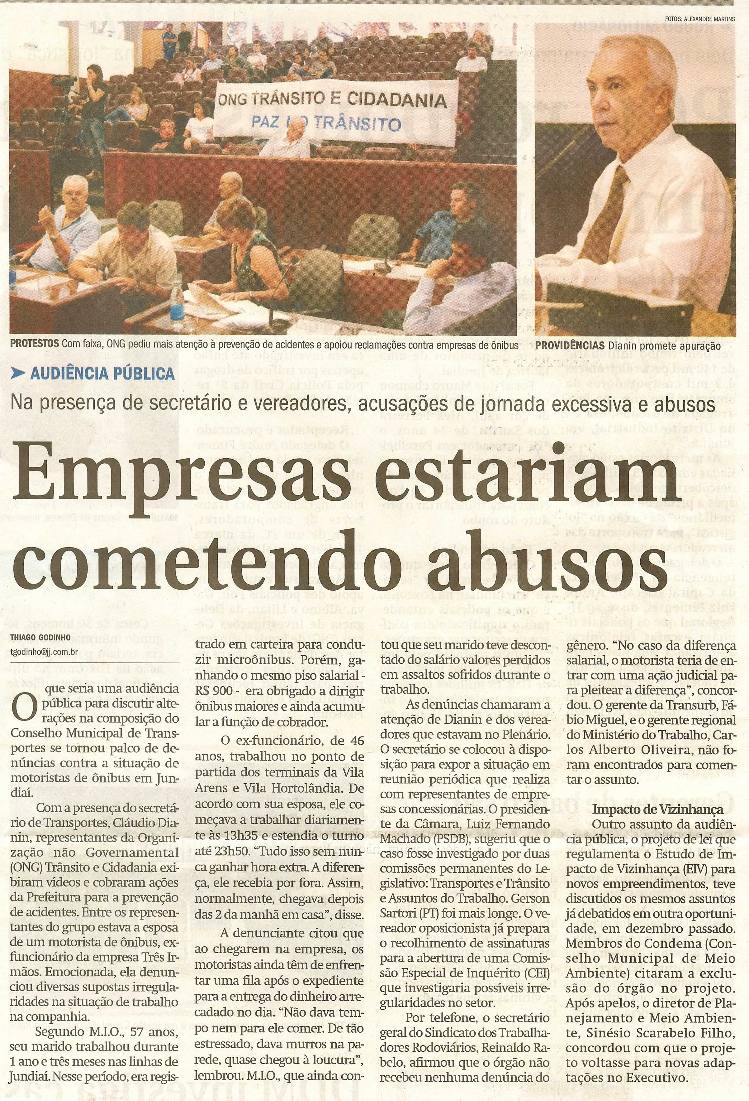 Jornal de Jundiaí - 06/03/2008