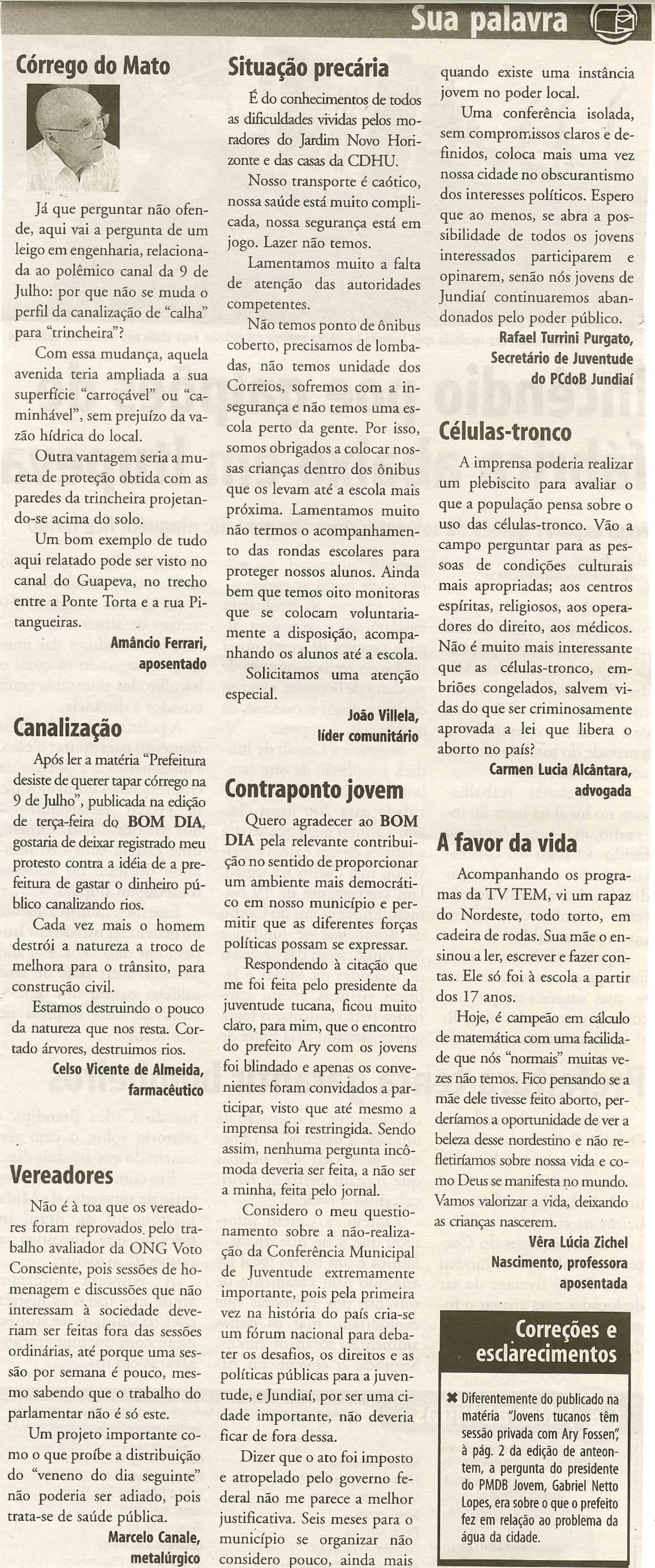 Bom Dia Jundiaí - 07/03/2008