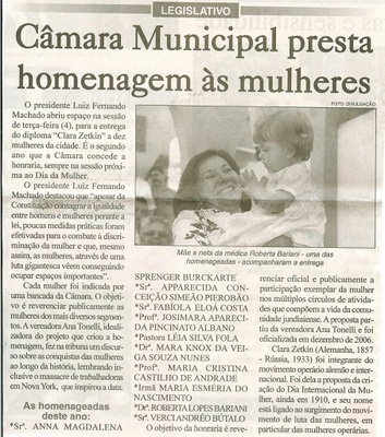 Jundiaí Hoje - 08/03/2008