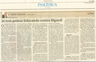 Jornal de Jundiaí - 09/03/2008