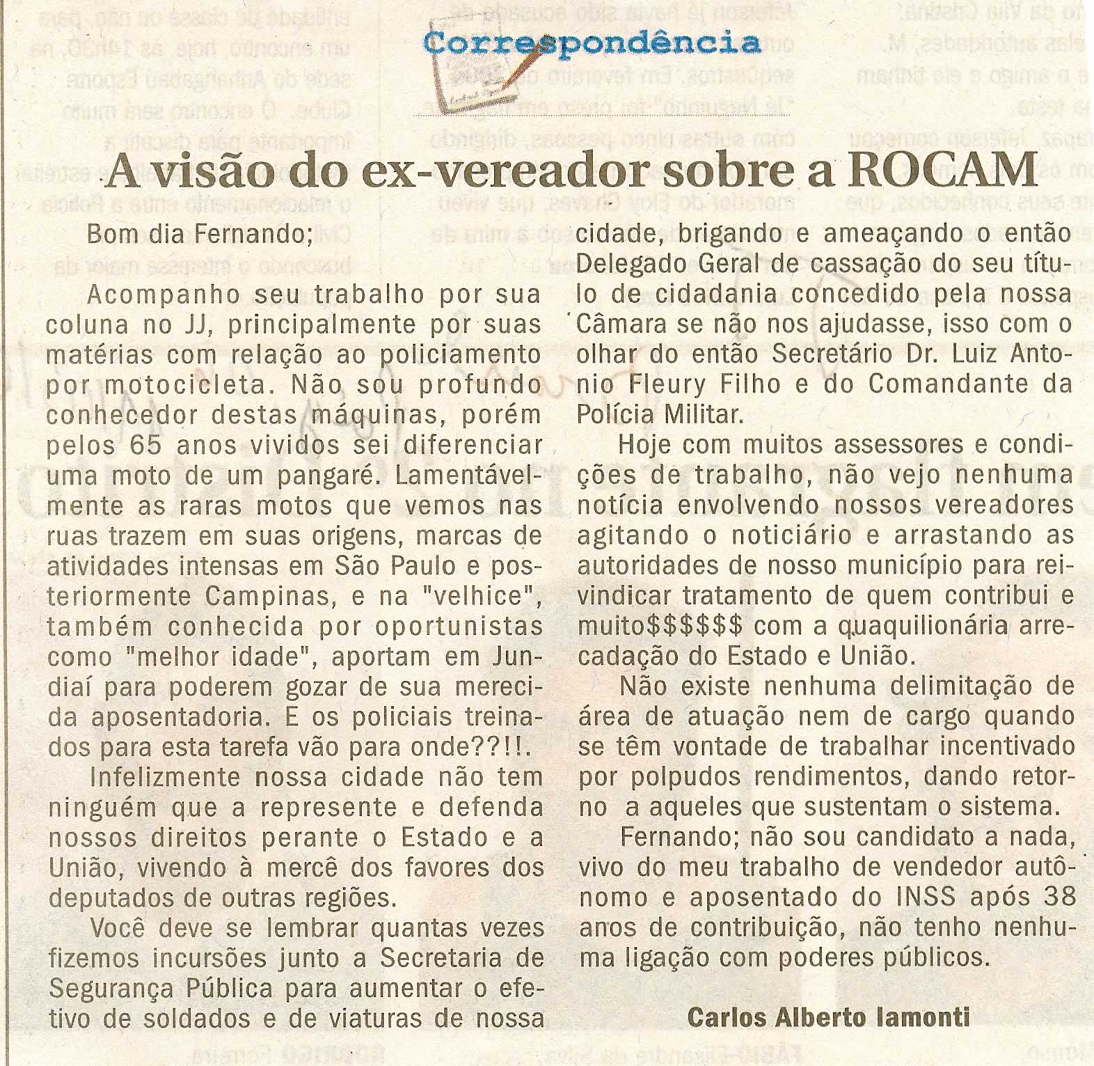 Jornal de Jundiaí - 11/03/2008