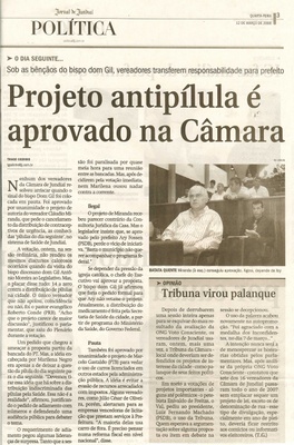 Jornal de Jundiaí - 12/03/2008