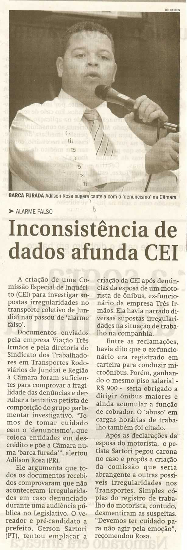 Jornal de Jundiaí - 12/03/2008