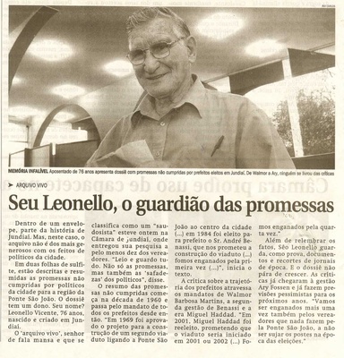 Jornal de Jundiaí - 12/03/2008