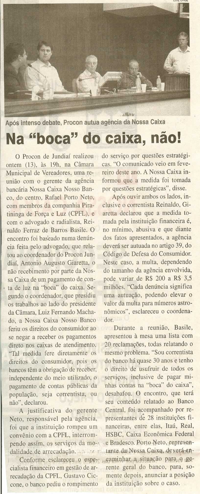 Jornal da Cidade - 14/03/2008